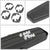 Flat/5.25 Cap Black Running Board Nerf Bar For 19+ Silverado/Sierra Crew Cab