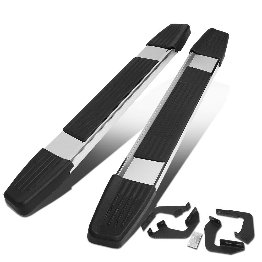 Flat Step/5.25 Cap Metal Running Board Nerf Bar For 07-17 Tundra Standard Cab