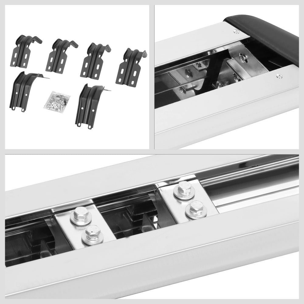 75" Metallic Honeycomb Running Board For 99-16 F250-F550 Super Duty Extended Cab