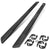 90" Black Honeycomb Pad Running Board For 19+ Silverado Sierra 1500 Crew Cab