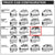 Black Lower Cleat Steps Running Boards For 15+ F-Series P552 P702 P558 CrewCab