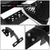 Black Lower Cleat Steps Running Boards For 09+ Ram 1500-3500 Classic Crew Cab