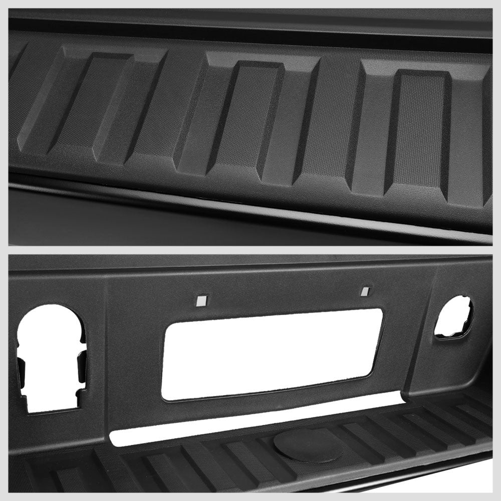 Black Rear Corner Step Bumper w/o Parking Sensor Hole For 14-18 Silverado 1500