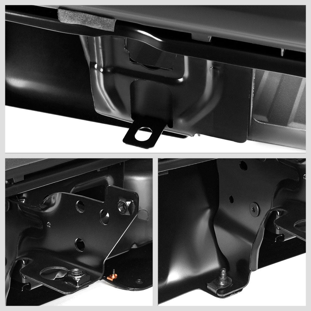 Black Rear Corner Step Bumper w/ Parking Sensor Hole For 14-18 Silverado 1500