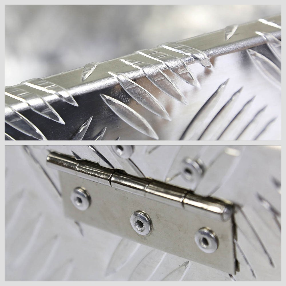 30"x13"x10" Chrome Aluminum Pickup/Trailer Trunk Bed Storage Tool Box BFC-TLBOX-TY1-30-ALU