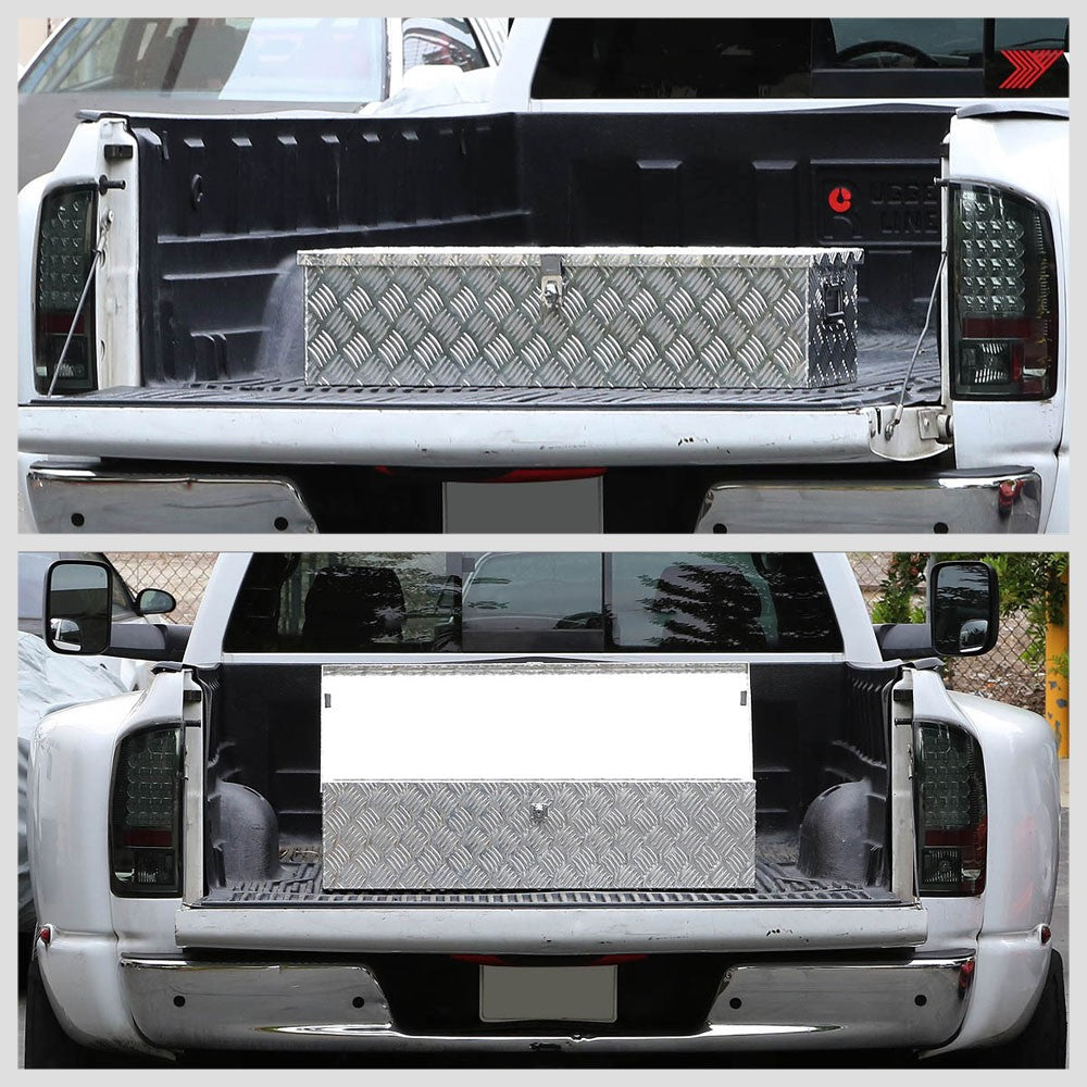 30"x13"x10" Chrome Aluminum Pickup/Trailer Trunk Bed Storage Tool Box BFC-TLBOX-TY1-30-ALU