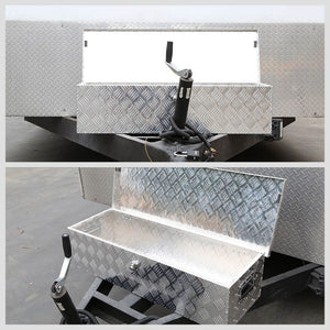 30"x13"x10" Chrome Aluminum Pickup/Trailer Trunk Bed Storage Tool Box BFC-TLBOX-TY1-30-ALU