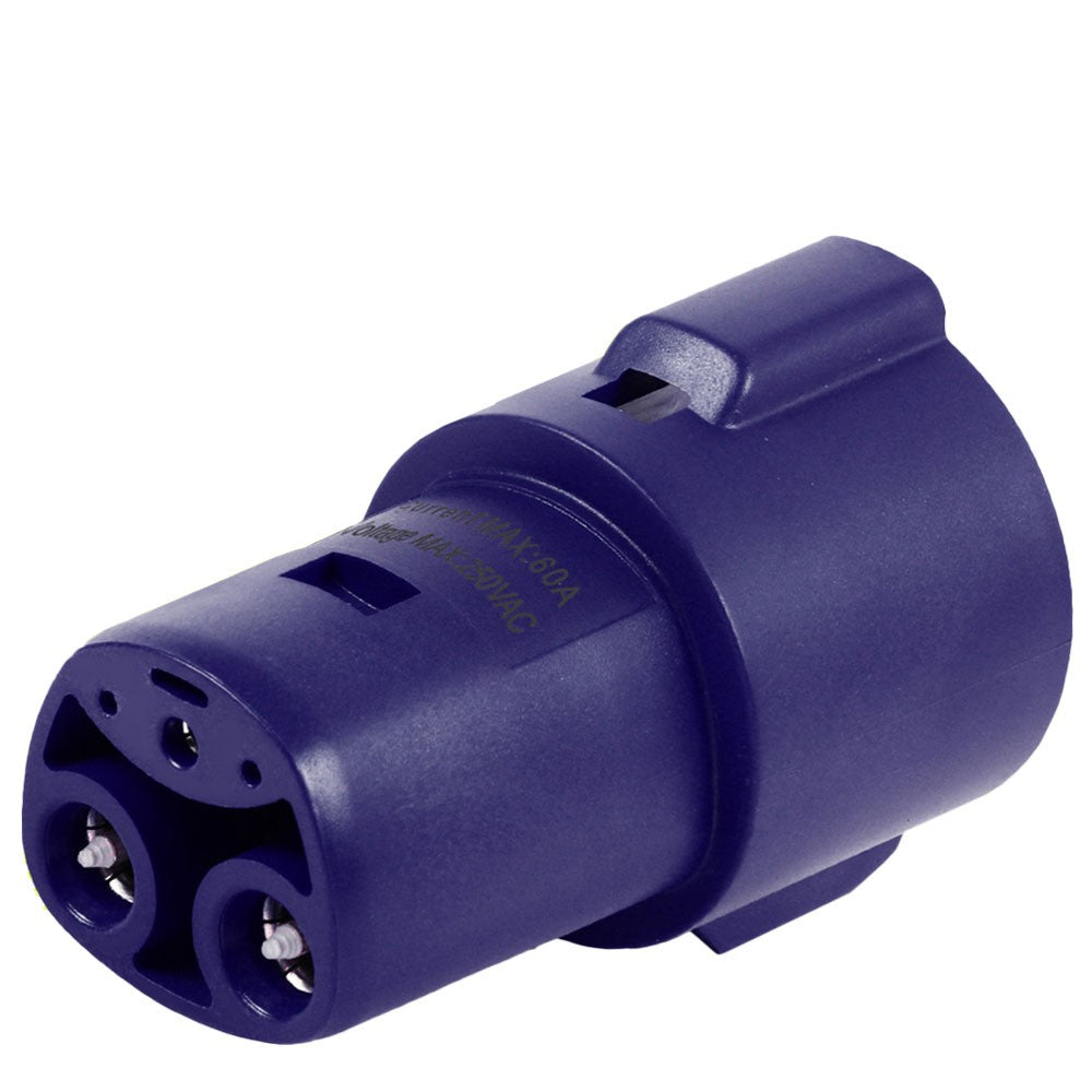 Blue J1772 Female Charger Connector Charging Adapter Tesla Model 3/S/X/Y BFC-CHADT-01-BL