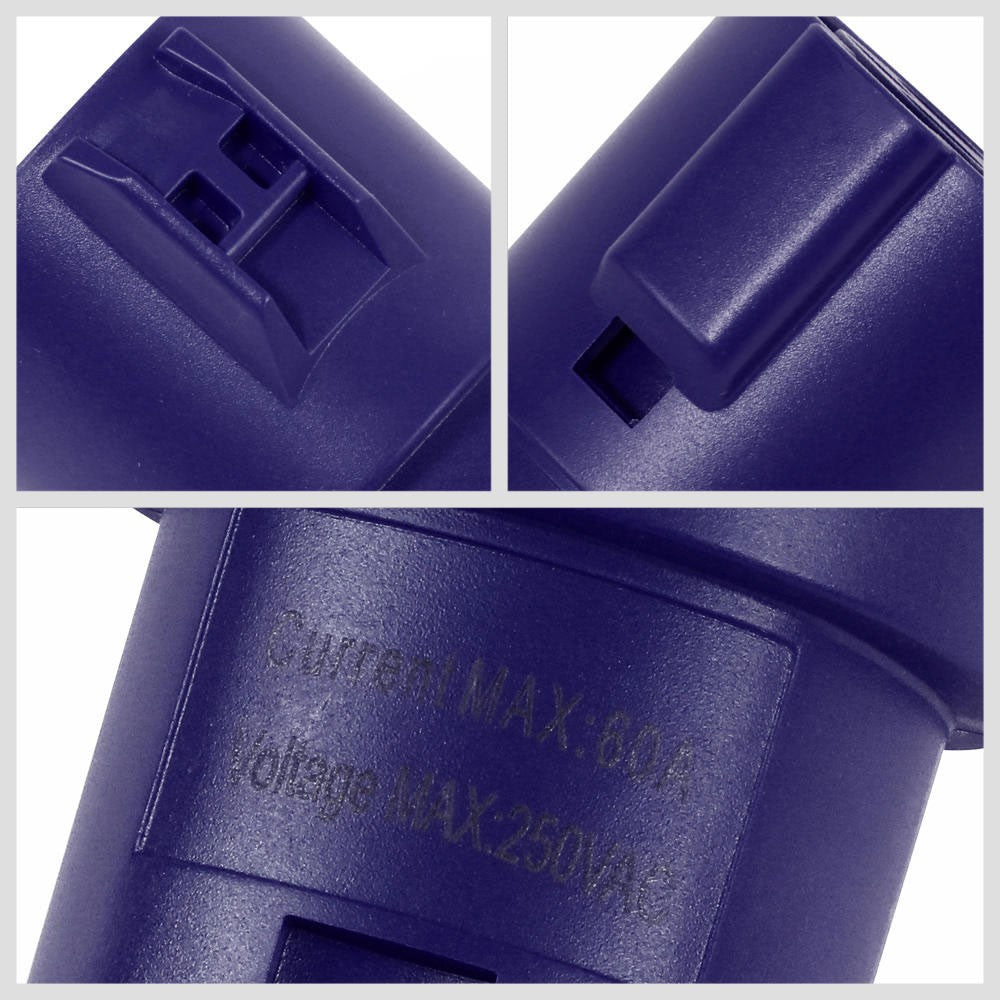 Blue J1772 Female Charger Connector Charging Adapter Tesla Model 3/S/X/Y BFC-CHADT-01-BL