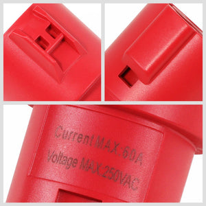 Red J1772 Female Charger Connector Charging Adapter Tesla Model 3/S/X/Y BFC-CHADT-01-RD