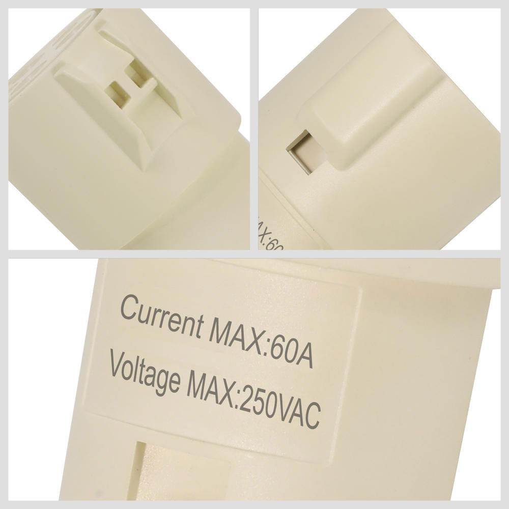 White J1772 Female Charger Connector Charging Adapter Tesla Model 3/S/X/Y BFC-CHADT-01-WH