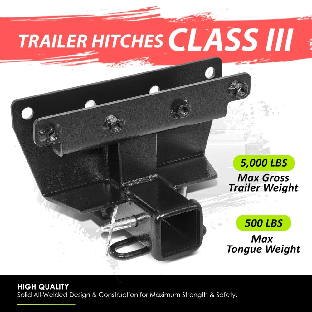 2" Square [Class-3] Trailer Tow Hitch Receiver For 06-10 Commander
