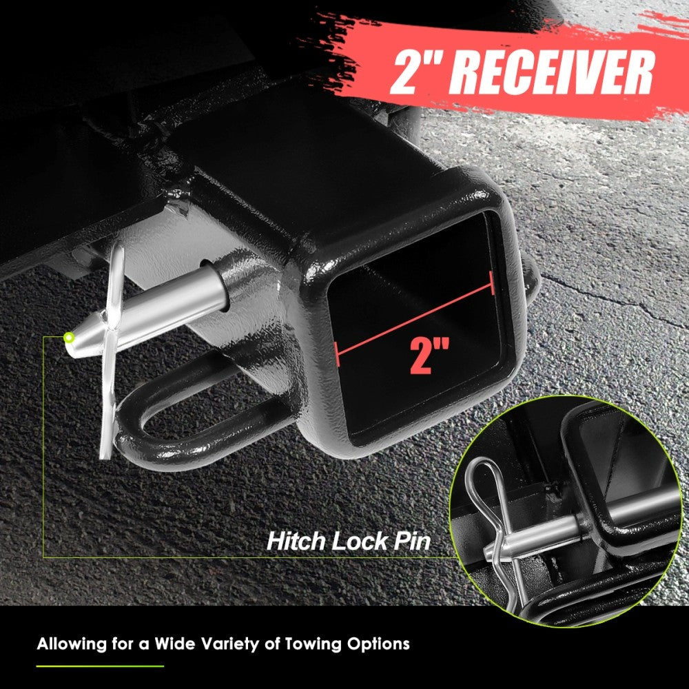 2" Square [Class-3] Trailer Tow Hitch Receiver For 06-10 Commander