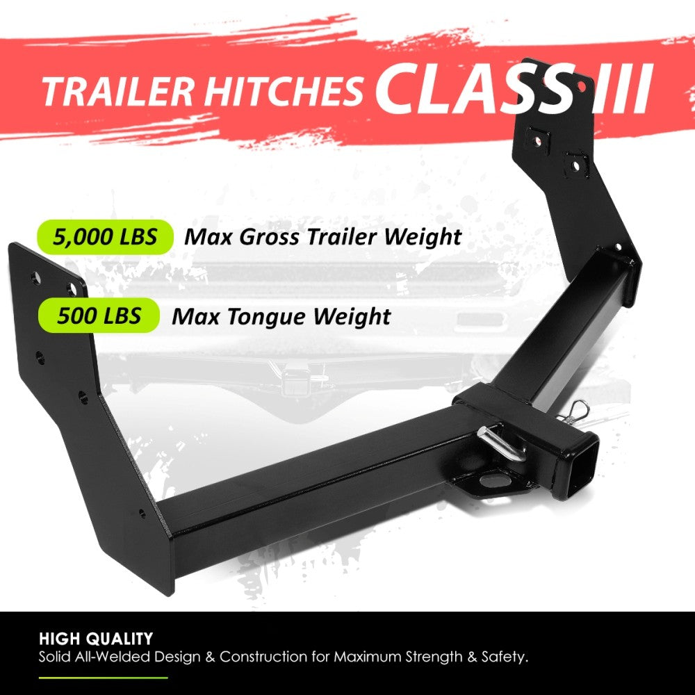 2" Square [Class-3] Trailer Tow Hitch Receiver For 96-04 Pathfinder/97-03 QX4