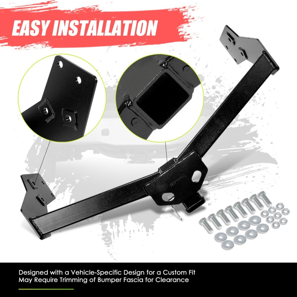 2" Square [Class-3] Trailer Tow Hitch Receiver For 96-04 Pathfinder/97-03 QX4