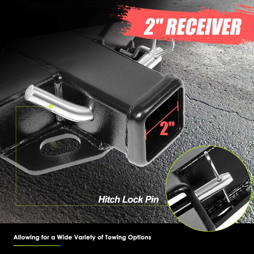 2" Square [Class-3] Trailer Tow Hitch Receiver For 96-04 Pathfinder/97-03 QX4