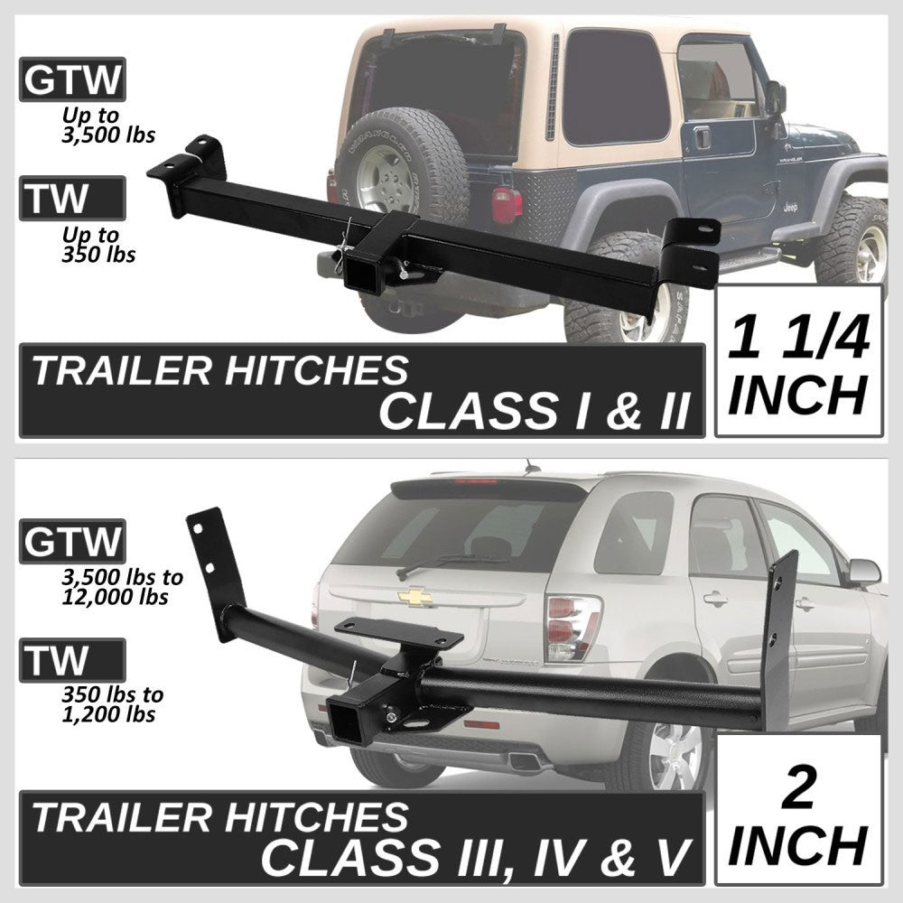 2" Square [Class-3] Trailer Tow Hitch Receiver +Pin For 09-14 Nissan Murano Z51