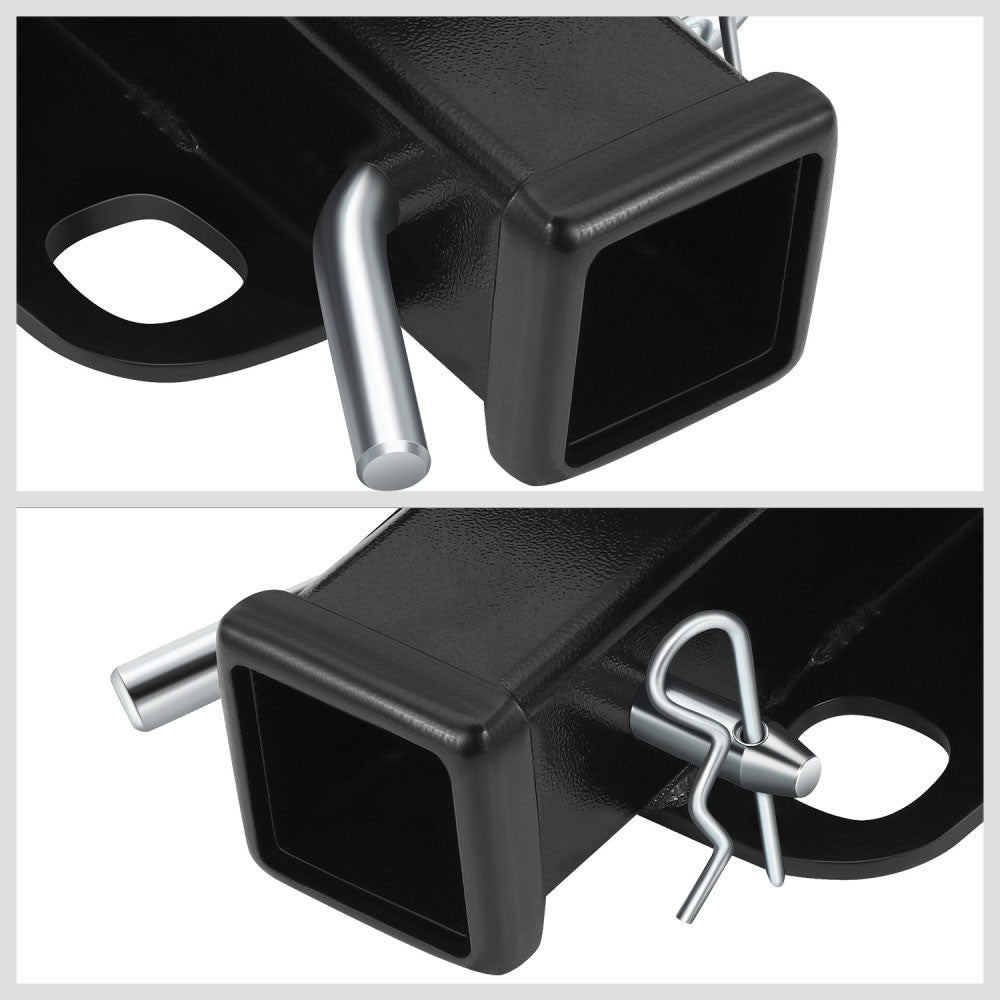 2" Square [Class-3] Trailer Tow Hitch Receiver +Pin For 07+ Jeep Wrangler JK JL