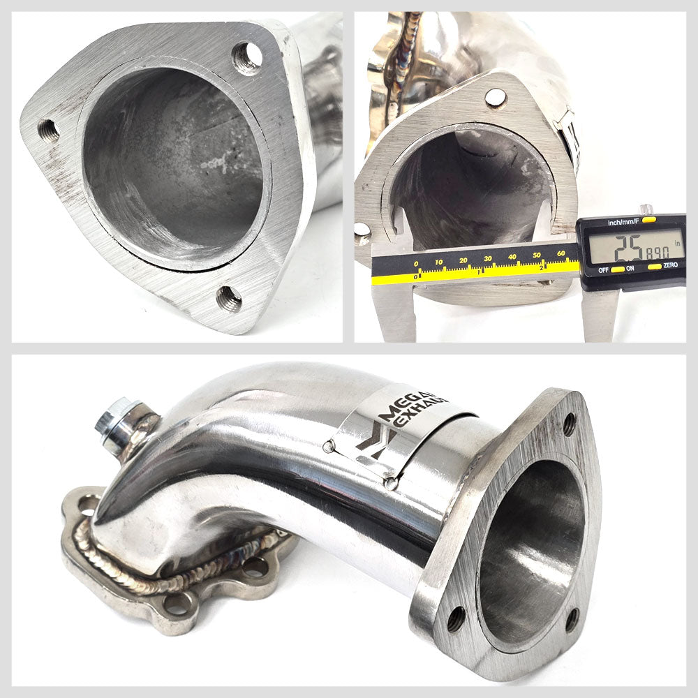 Megan Exhaust Elbow Turbo Outlet For Nissan 89-02 240SX S13 S14 / Silvia S15 SR20DET Engine Swap