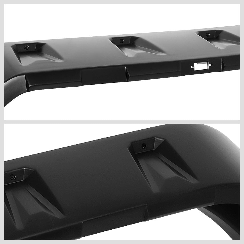 BFC-WFENDER-81011-MBK 4PCs Black Matte Pocket Style Wheel Fender Flares For 07-18 Jeep Wrangler JK