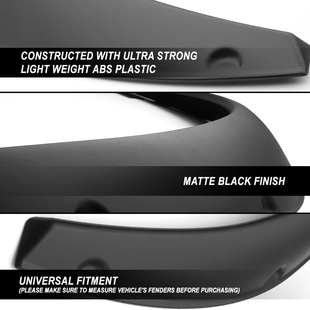 BFC-WFENDER-81018-MBK Wheel Fender For 10-18 Dodge Ram 2500 3500 (DS)