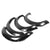 Matte Black ABS Pocket-Riveted Wheel Fender Flares For 11-16 F-250/F-350 SD