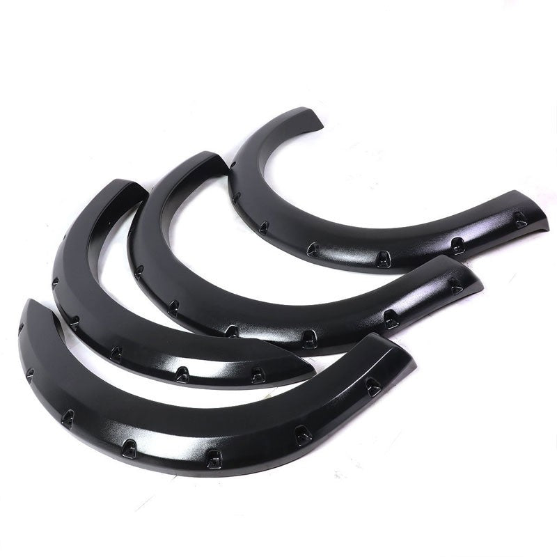 Matte Black ABS Pocket-Riveted Wheel Fender Flares For 97-07 F-250/F-350/F-450