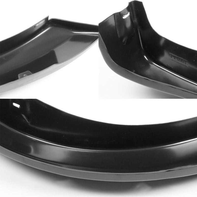 Black ABS Pocket-Riveted Style Wheel Fender Flares Guard For 07-13 Tundra