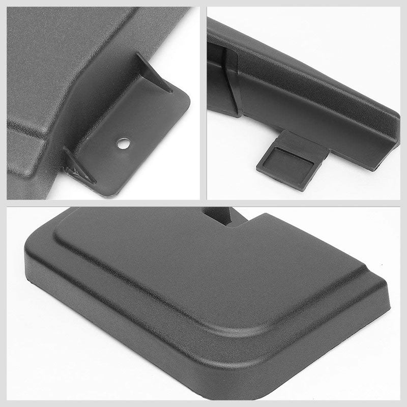 4PC Matte Black Molded Mud Flaps Guard For 15-18 F-150 W/O Wheel Lip Moulding