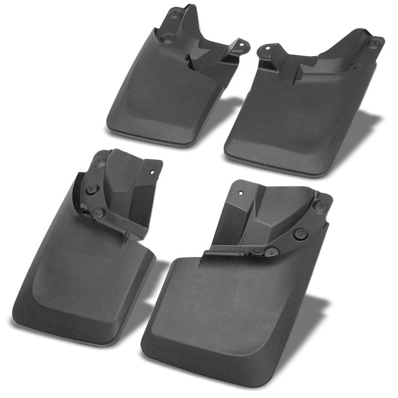 4PC Matte Black Molded 1/8&quot; Wheel Mud Flaps Guard Splash For 16-21 Tacoma