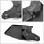 4PC Matte Black Molded 1/8" Wheel Mud Flaps Guard Splash For 16-21 Tacoma