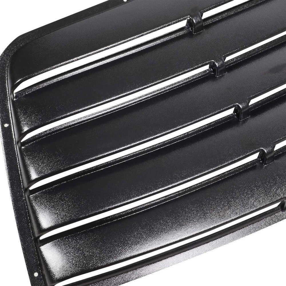 Glossy Black Rear Window Windshield Sun Vent Louver Cover For 08-20 Challenger
