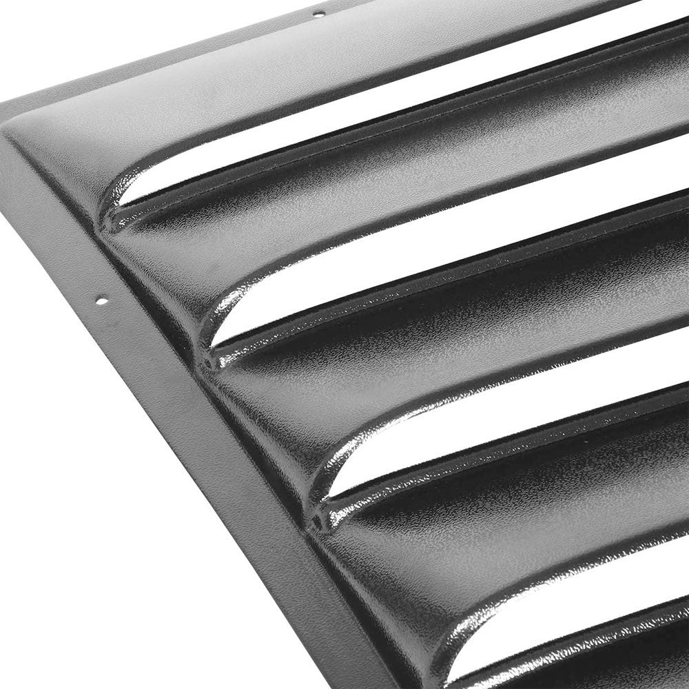 Matte Black Rear Window Windshield Sun Vent Louver Cover For 06-10 Charger