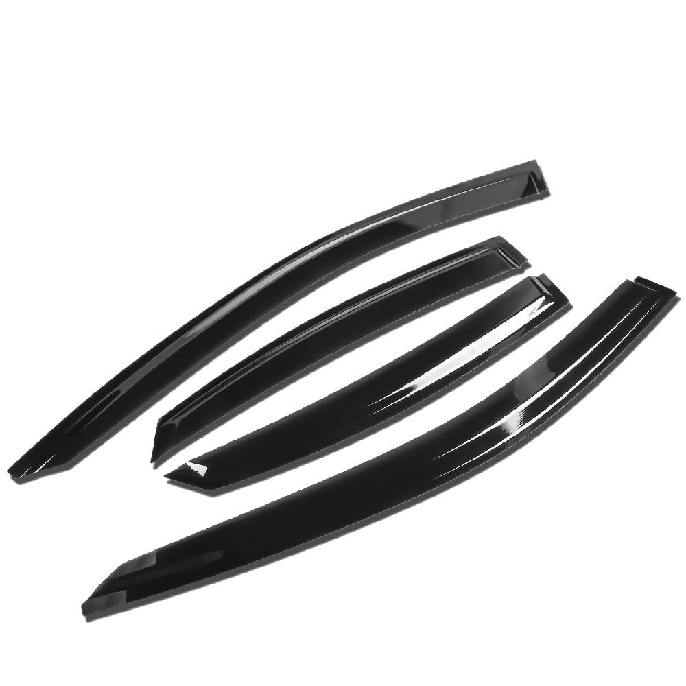 4PCs Smoke Tinted [Type-on] Sun/Wind/Rain Window Visor Guard For 19-24 Kia Forte