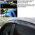 Smoke Tinted Window Wind/Rain Vent Deflectors Visors Guard For Lexus 01-05 IS300
