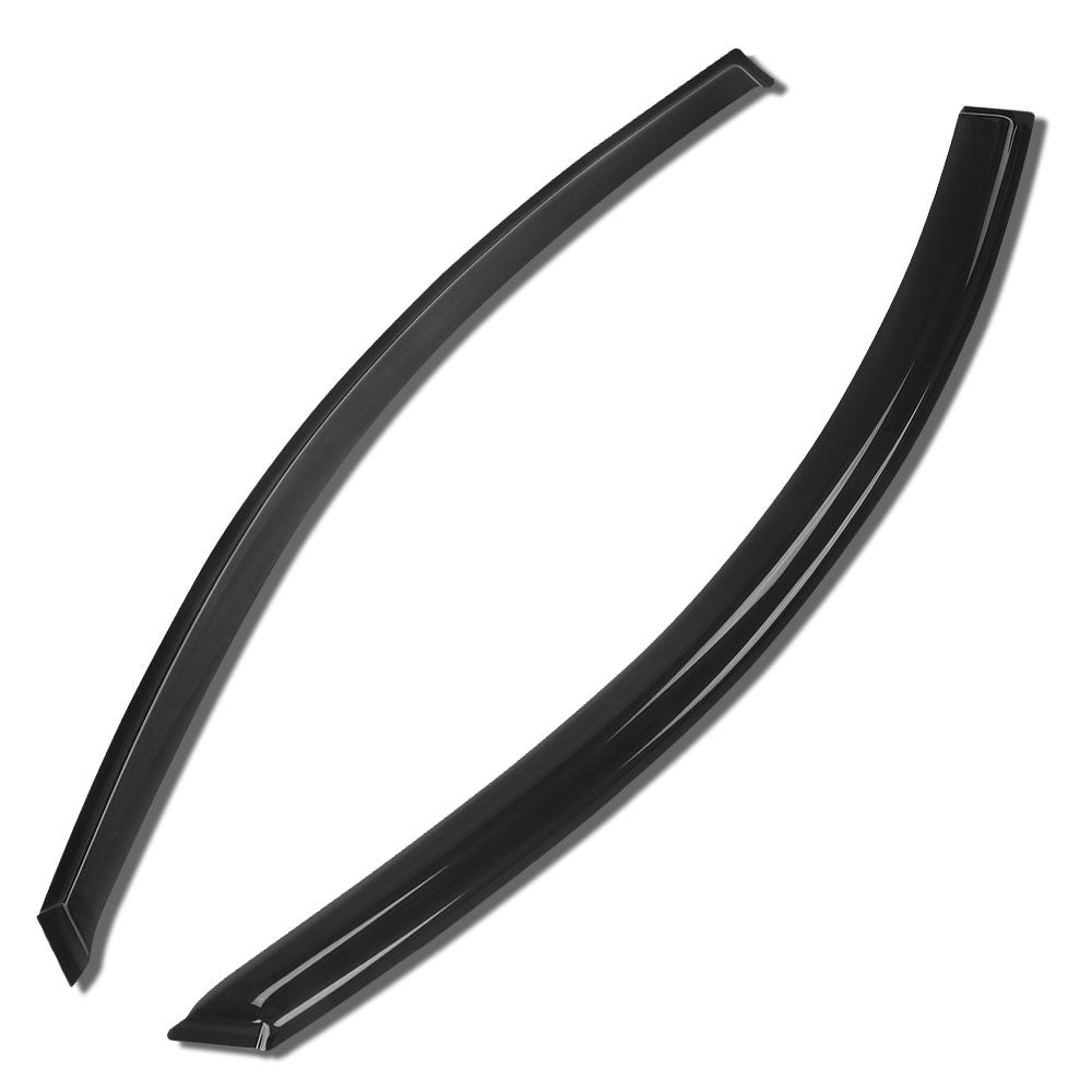 Smoke Dark-Tinted [Tape-On] Wind Deflector Window Visor For 08-13 Altima Coupe