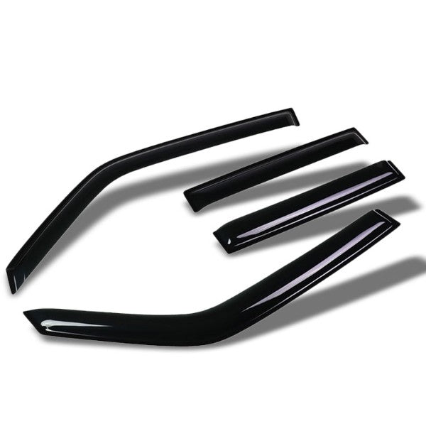 Smoke Tinted Window Wind/Rain Deflector Visor For 97-04 Mitsubishi Montero Sport