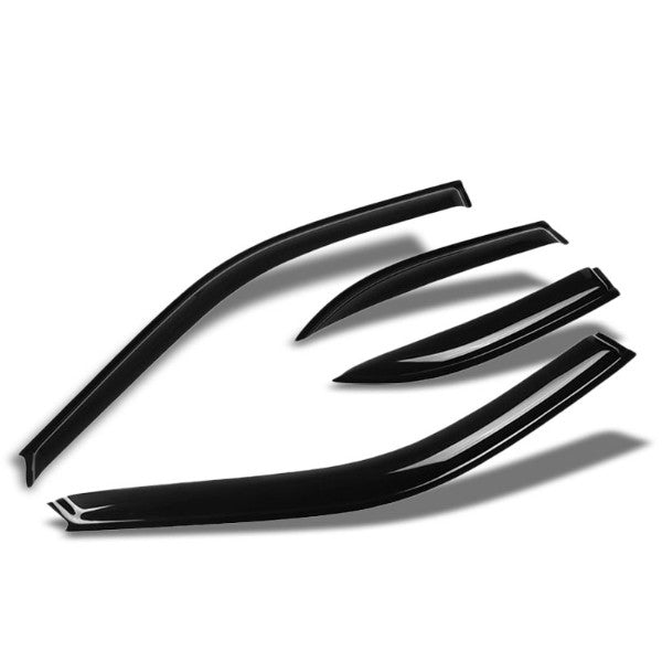 Smoke Tinted Window Wind/Rain Vent Deflectors Visors Guard For Nissan Sentra 4DR