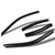 Smoke Tinted Window Wind/Rain Vent Deflectors Visors For BMW 00-05 E46 Wagon 4DR