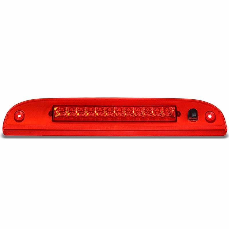 Chrome Housing Red Len Third Brake Red LED Light For Ford 02-12 Explorer U502