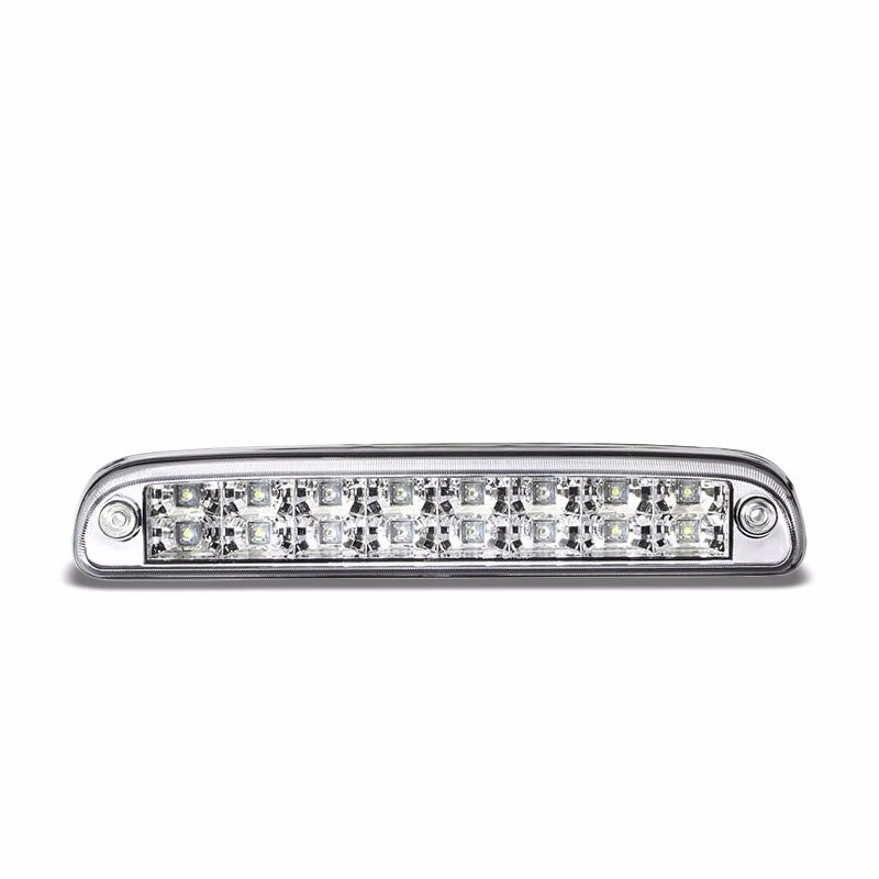 Chrome Housing Clear Len Third Brake Light For 01-16 Superduty/Ranger/Explorer