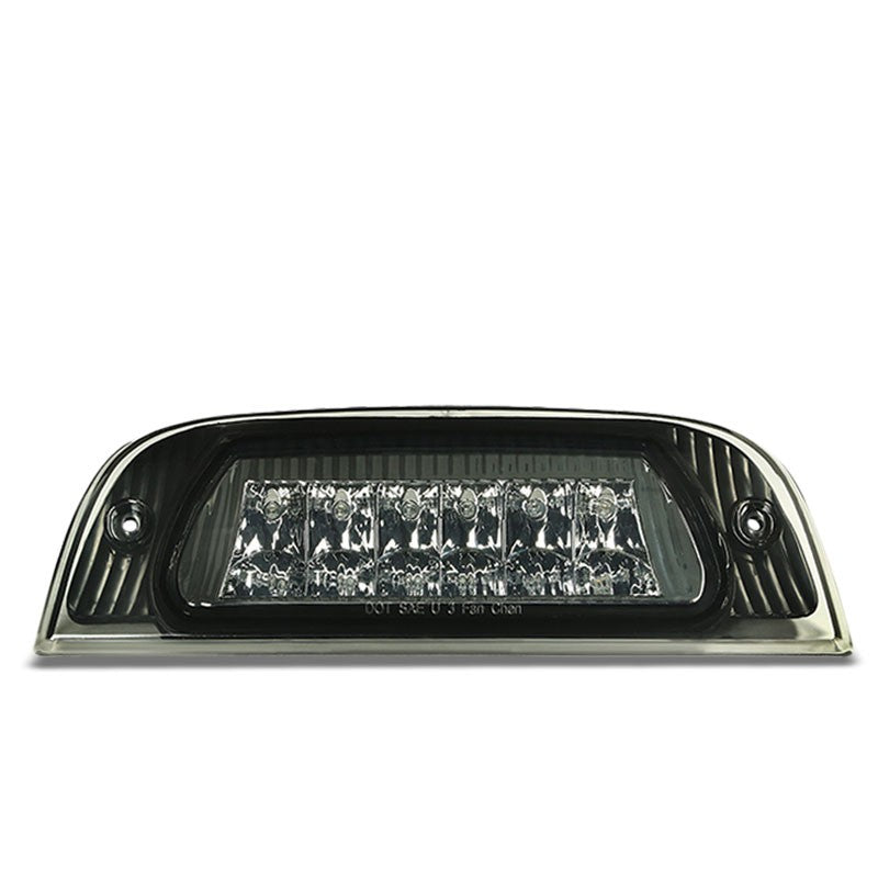 Chrome Housing Smoke Len Rear Third Brake Red LED Light For 02-07 Liberty KJ