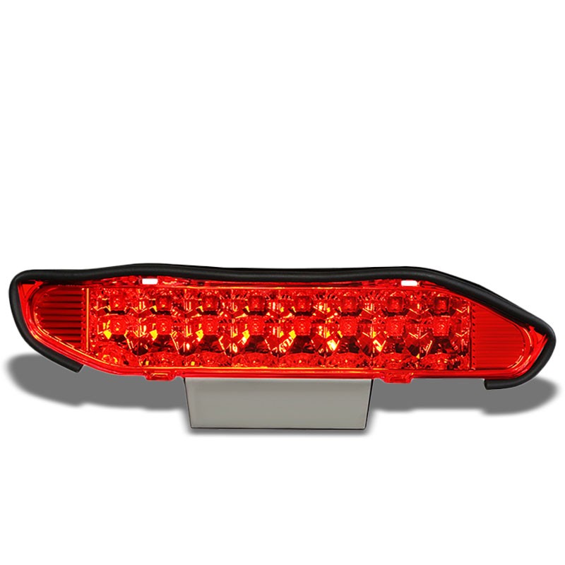 Chrome Housing Red Len Third Brake Red LED Light For Nissan 00-04 Xterra WD22