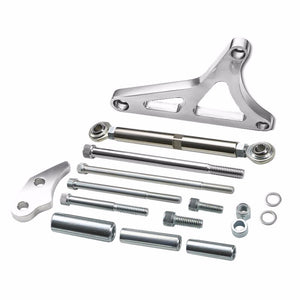 Aluminum Alternator Mounting Bracket w/Tension Rod For Ford Windsor 289 302 5.0L BFC-ALTBRK-00