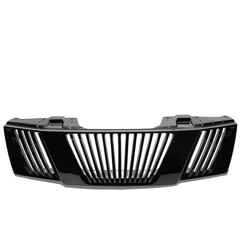 Black Vertical Style Replacement Grille For 05-08 Frontier D40/Pathfinder D51