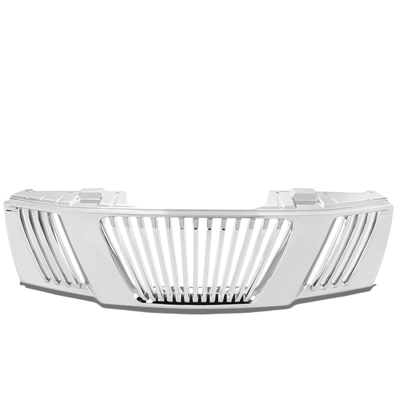 Chrome Vertical Style Replacement Grille For 05-08 Frontier D40/Pathfinder D51