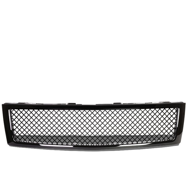 Black Diamond Mesh Style Front Grille For 07-13 Silverado 1500 GMT900 V6/V8