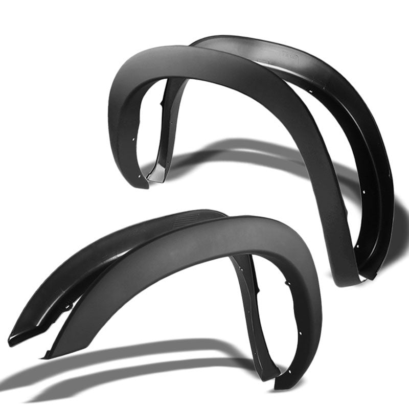 Matte Black Bolt-On Wheel Fender Flare Guard For 02-08 Dodge Ram 78"-97.9" Bed