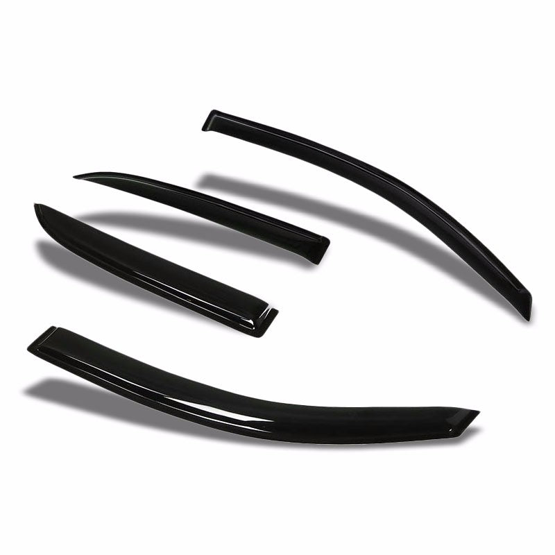 Smoke Tinted Side Window Wind/Rain Vent Deflector Visors Guard for Chevy Equinox