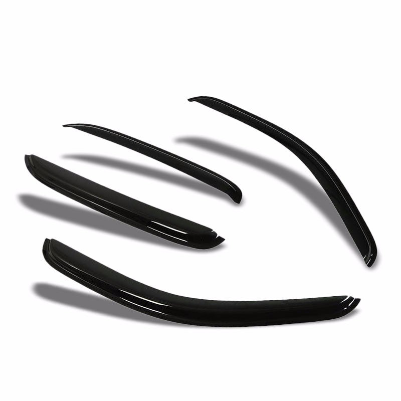 Tinted Side Window Wind/Rain Vent Deflectors Visors for 07-13 Avalanche Crew Cab